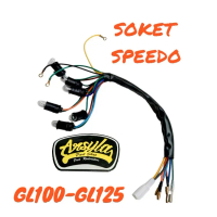 soket socket spido spidometer km speedometer Honda gl100 gl125 imi