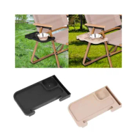 Recliner Chair Clip on Side Desk Portable Cup Phone Holder Tray Multipurpose Travel-friendly for Outdoor Camping Accessories