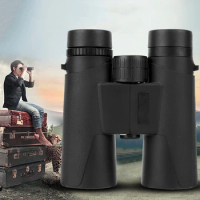 12x Portable Telescope High Powered Handheld Binoculars with Tripod Phone Adapter Clip Adjustable for Bird Watching Hunting