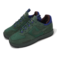 【NIKE 耐吉】休閒鞋 Wmns Air Force 1 Wild 女鞋 男鞋 綠 藍 AF1 麂皮 帆布 經典(FB2348-300)