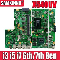 SAMXINNO X540UV Laptop Motherboard For ASUS X540U X540UB X540UA I3-I5-I7 6TH GEN 7TH GEN 4G OR 8G RAM 100% Working Testd