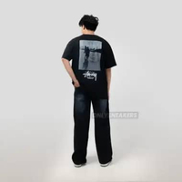 STUSSY LOW TIDE BLACK TEE XL