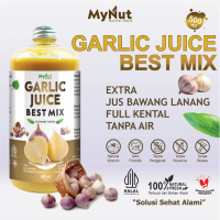 MYNUT JUS BAWANG PUTIH TUNGGAL 500 ML GARLIC JUICE BEST MIX CUKA APEL - LEMON - JAHE MERAH - MADU 10