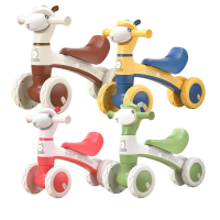 Alpaca scooter four-wheel balance baby walker 1-3 years old baby walker Play Bayi