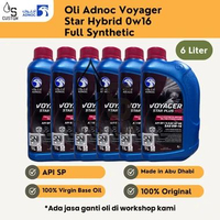 Adnoc Voyager Star HB Hybrid 0w16 Full Synthetic 6 Liter Oli Mobil Hybrid