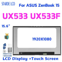15.6 inch For ASUS ZenBook 15 UX533 LCD Display Touch Screen Digitizer Assembly For ASUS UX533F UX533FN Replacement Part