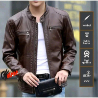 JAKET KULIT PRIA/JAKET KULIT KEREN/JAKET KULI GARUT Lembut