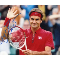 Roger Federer autographed signed with pen original photo 4*6 inches collection freeshipping 012017