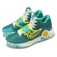 【NIKE 耐吉】籃球鞋 KD Trey 5 X EP 男鞋 綠 黃 魔鬼氈 氣墊 Durant(DJ7554-300)