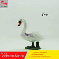 Hot toys:Swan simulation model Animals kids toys children educational props