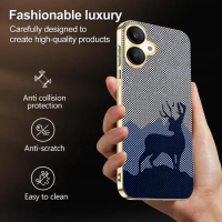 Ốp lưng cho VIVO V6O LITE 5G, thiết kế đầu hươu mờ; tương thích với VIVO X200 Ultra, X200 Pro, X200 