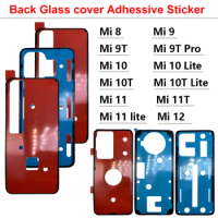 New For Xiaomi Mi 8 9 9T 10 10T 11 11T 12 Pro Lite Note 10 Lite Back Battery Cover Door Sticker Adhesive Glue Tape