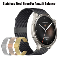 Stainless Steel Strap For Amazfit Balance Smart Watch Band Metal Bracelet For Huami Amazfit Cheetah Pro GTR 4 3 Wristband Correa