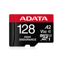 【ADATA 威剛】High Endurance microSDXC UHS-I U3 A2 V30 128G 高耐用記憶卡(附轉卡)