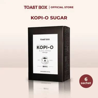 Toast Box Kopi - O Sugar (6 Sachet x 22 gr) - Kopi Dengan Gula