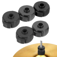 Plastic Drum Quick Nuts Installation Replacement Drum Cymbal Felt Pads Release Cap Mixer Stand Drum Accessories Hat Nuts