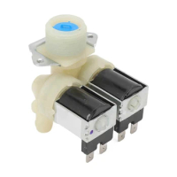 Drum Washing Machine Inlet Water Valve Dual Heads Inlet Magnetic Valve For Samsung Cylinder Washing 