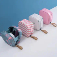 500pcs/lot Mini Solid Color Flamingo Cosmetic Bag Cactus Travel Toiletry Storage Bag Beauty Makeup Bag Cosmetic Bag Organizer