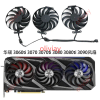 Mới – Quạt tản nhiệt cho card đồ họa Asus ROG Strix 3060 Ti/3070/3080/3090 và 6700 XT/6800