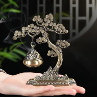 Welcome Pine Chinese Style Aromatherapy Ornaments Incense Tea Ceremony Agarwood Hanging Stove Home Indoor Creative Burner Decor
