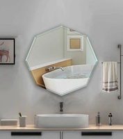 Fantasy Kaca Cermin Bevel Wastafel Modern Minimalis Frameless Mirror Cermin Kamar Mandi Hakkaku 50x5