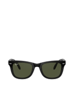 แว่นกันแดดผู้ชาย Folding Wayfarer รุ่น RB4105 601 50 เลนส์สีเขียว G-15 (สี signature ของ Ray-Ban)