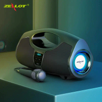 MALAKU MALL ZEALOT Speaker Bluetooth Portable Powerful Boombox with Microphone 40W - P1