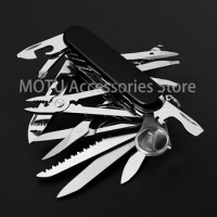 Multifunctional Folding Swiss Army Knife Portable EDC Stainless Steel Pocket Knife Outdoor Camping Emergency CombinationTool