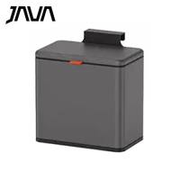 JAVA JH-6601TG-5L 不鏽鋼長方形可掛式垃圾桶 5公升 鈦金灰色 香港行貨 