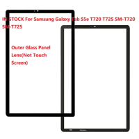10.5" For Samsung Galaxy Tab S5e T720 T725 SM-T720 SM-T725 Outer Glass Panel Lens Replacement ( Not Touch Screen )