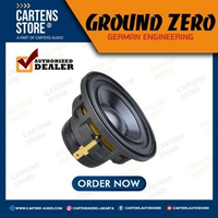 Speaker Fullrange Ground Zero GZUF 60SQ-A - Midbass 2.36 Inch SQ Premium SILVER