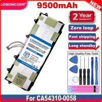 LOSONCOER Good Quality Battery 9500mAh CA54310-0058 DOCOMO ARROWS Tab F-03G For CA54310-0058 3.75V Battery SanErqi
