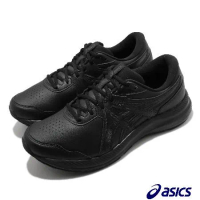 Asics 慢跑鞋 Gel-Contend SL 4E 超寬楦 全黑 運動鞋 皮面 男鞋 亞瑟士 1131A050001