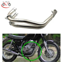 Motorcycle muffler Accessories Front Exhaust Pipe Burnt Exhaust Muffler Vent Pipe Silencer for Honda CB400SS CB 400 SS pipes