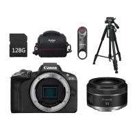 【Canon】EOS R50 BODY 單機身+RF 50mm F1.8+T-180m2 三腳架+BR-E1A藍牙遙控器+128G+專業相機包(公司貨)