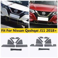 For Nissan Qashqai J11 2018 2019 2020 Car Grill Insect Net Insert Screening Mesh Protection Cover Trim Accessories Exterior Kit
