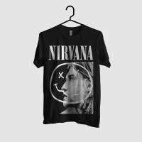 Thegoodvibesinc Kaos Band Nirvana - Kurt Nirvana