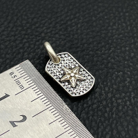 FC≮224≯สร้อยคอ Chrome Hearts สีเงิน เกรด 925 จี้รูปไม้กางเขน รูปหัวใจ สไตล์โครเมียมย้อนยุค สะสม 111 