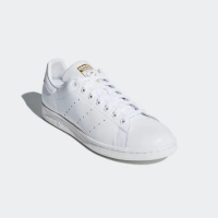 【adidas 愛迪達】Stan Smith 男女段 休閒鞋 經典 皮革 簡約 百搭 白金(F36575 ∞)
