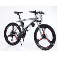 Mountain bike 26 inches of lithium electric mountain bike double disc brake electric power mountain bike