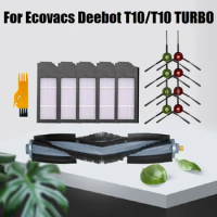 15Pcs Accessories Kit For Ecovacs Deebot T10/T10 TURBO Robot Vacuum Cleaner Washable Main Side Brushe HEPA Filter