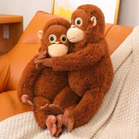 66cm Cartoon Gorilla Plush Toy Chimpanzees Monkey Soft Stuffed Doll Backpack Car Bag Room Decor Kid Gift