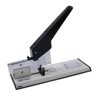 Paper Bookbinding Hand Huapuda Operated Stapler Capacity Sheet Binding 100/200 Large Duty Staples Heavy Stapling