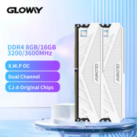 Gloway Memoria Ram DDR4 8GB 16GB 3200MHZ 3600MHZ DDR4 Memory 288Pin UDIMM Dual Channel for PC Desktop RAM