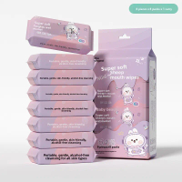 Infant Portable Mini Wet Wipes Baby Hand and Mouth Gentle Wet Wipes Baby Family Pack Wet Tissues for