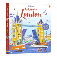 Usborne Look Inside London,Children's books aged 3 4 5 6, English picture books, 9781409582076