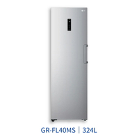 【點數10%回饋】GR-FL40MS WiFi變頻直立式冷凍櫃 精緻銀  324L