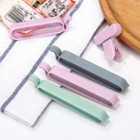 12Pcs/set Plastic Bag Sealer Snack Fresh Food Storage Bag Clips Vacuum Sealer Clamp Kitchen Tool Home Food Close Clip Seal