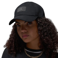 【NIKE 耐吉】J CLUB CAP US CB FLT PATCH 喬丹 棒球帽 運動帽 老帽 黑(FD5181-013)