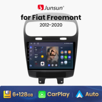 Junsun V1 AI Voice Wireless CarPlay Android Auto Radio for Fiat Freemont 2012 2013 2014 2015 2016 2017 2018-2020 4G autoradio